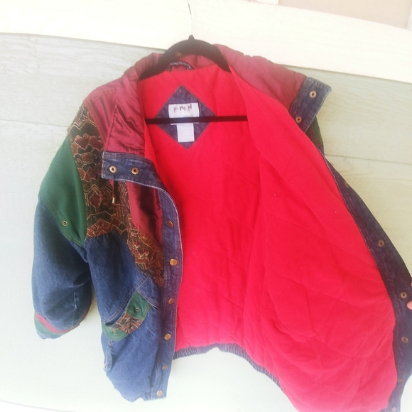 VTG Denim Jean Jacket OVERSIZED 80s/90s - Picture 6 of 7